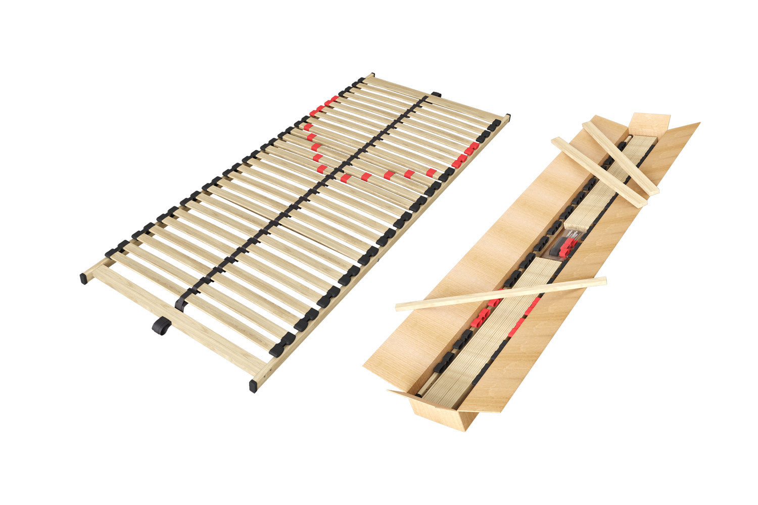 Rousseau - Lattenbodem Zittaro 80x200  - KIT - 7x80x200 cm