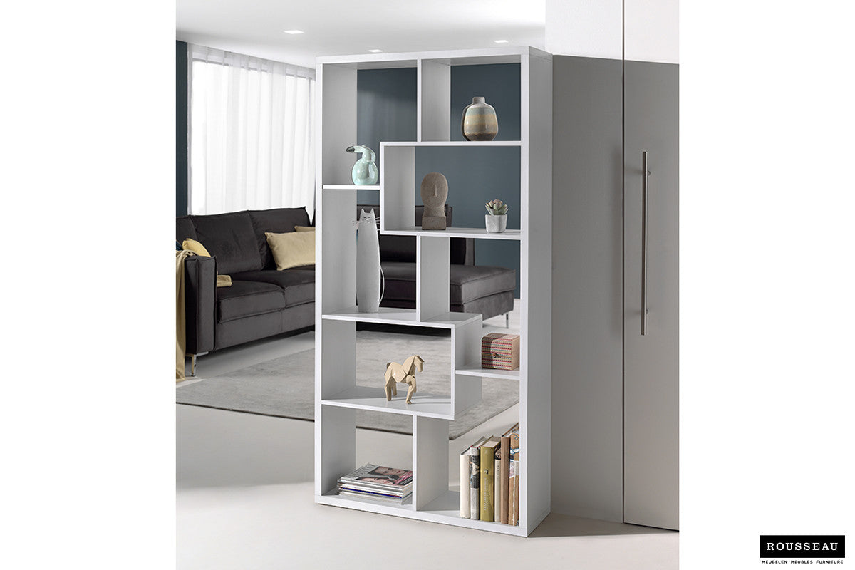 Rousseau - Room divider Split Wit - 184x89x30 cm