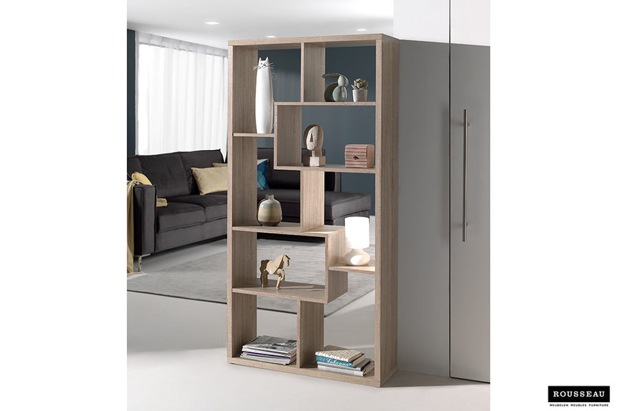 Rousseau - Room divider Split Sonoma - 184x89x30 cm