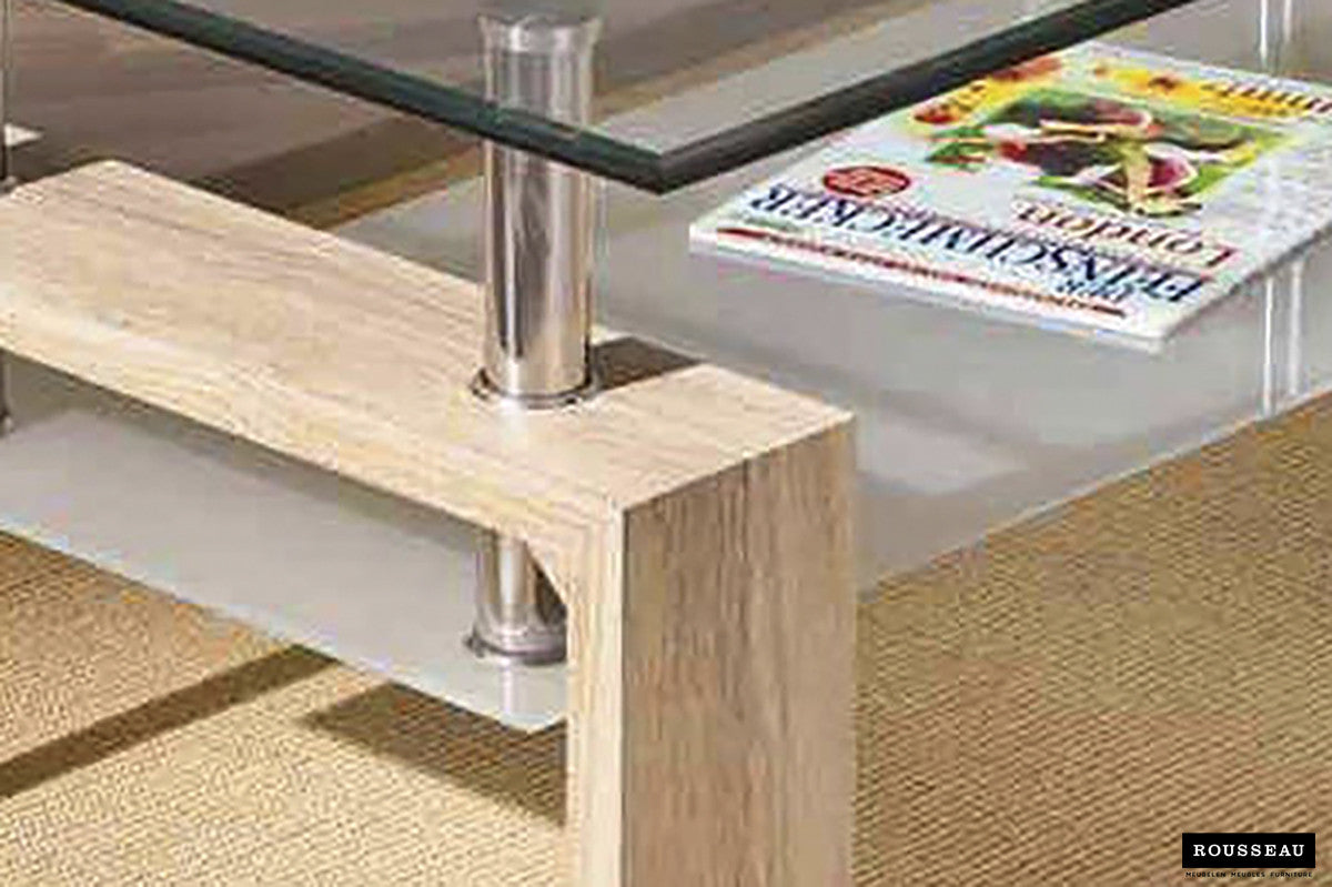 Rousseau - Salontafel Alana Decor sonoma - 45x100x60 cm