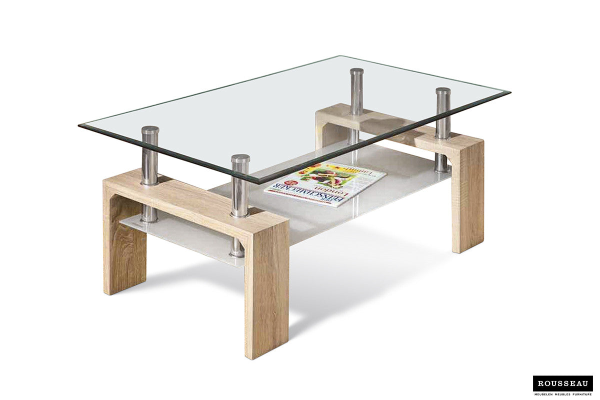 Rousseau - Salontafel Alana Decor sonoma - 45x100x60 cm