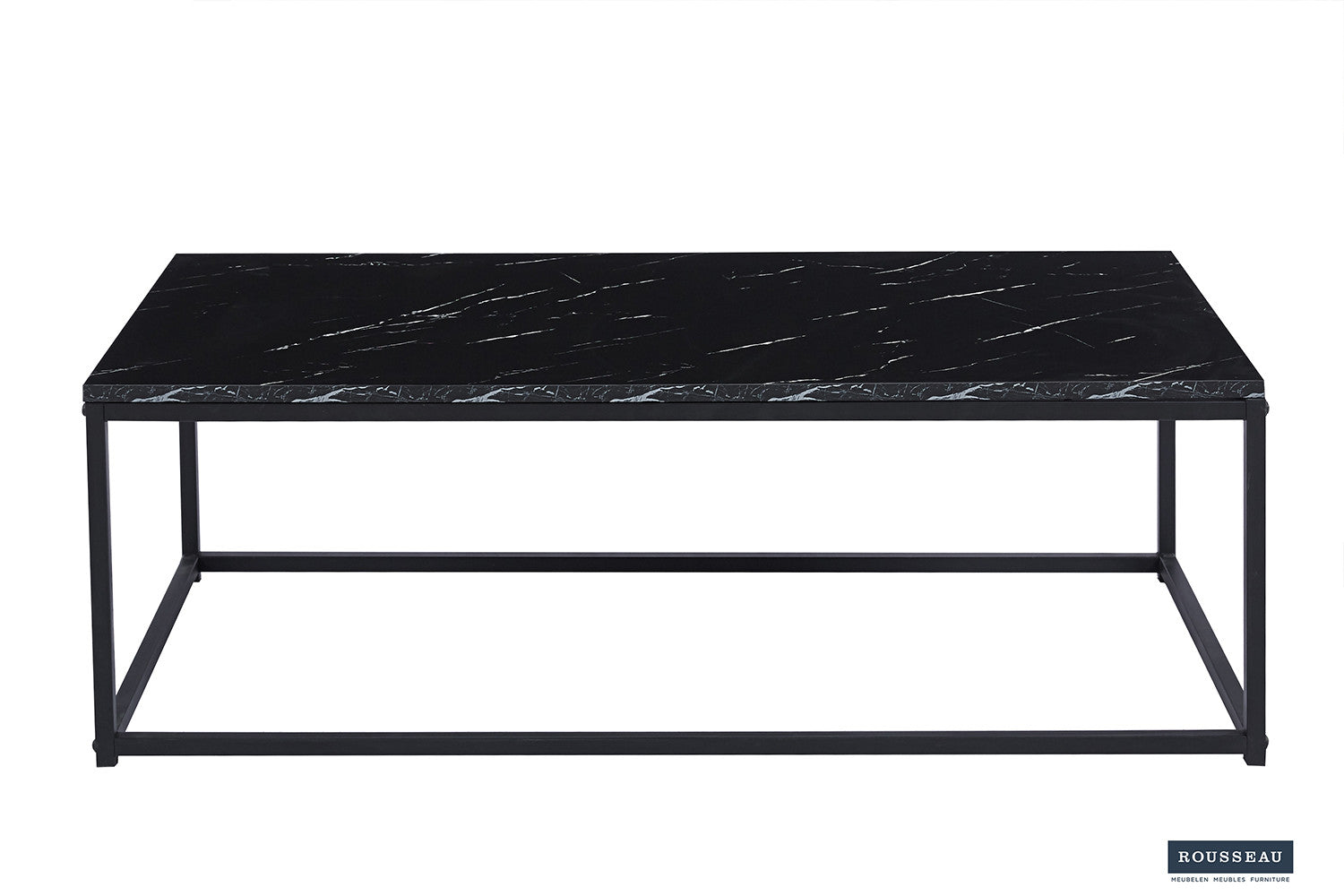 Rousseau - Salontafel Dallas Decor Marmer Zwart - 40x120x60 cm