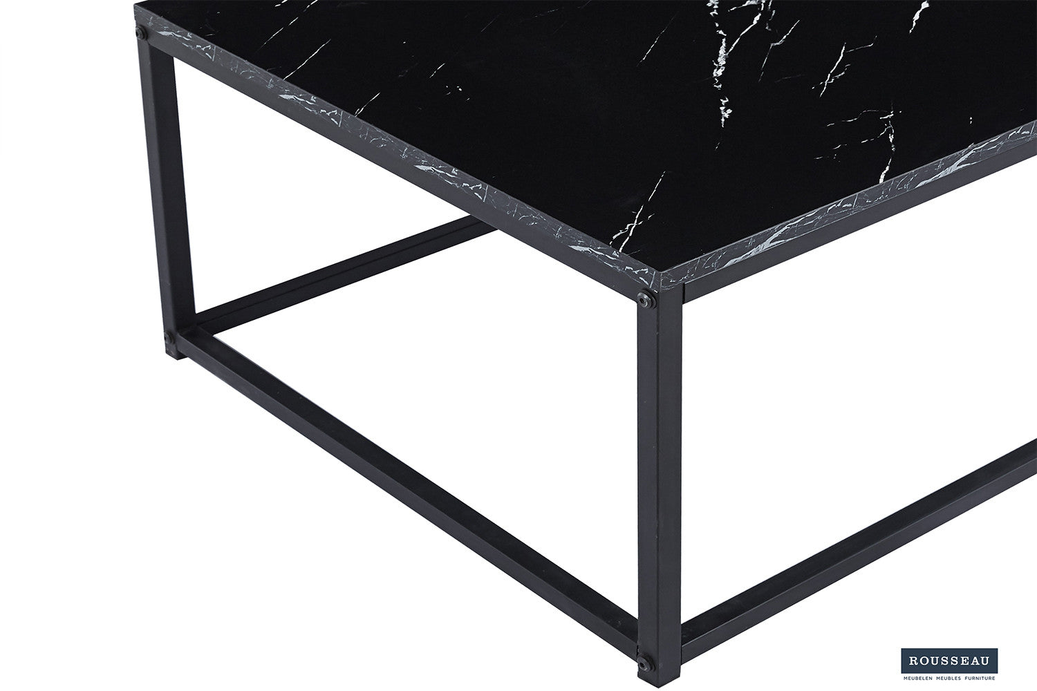 Rousseau - Salontafel Dallas Decor Marmer Zwart - 40x120x60 cm