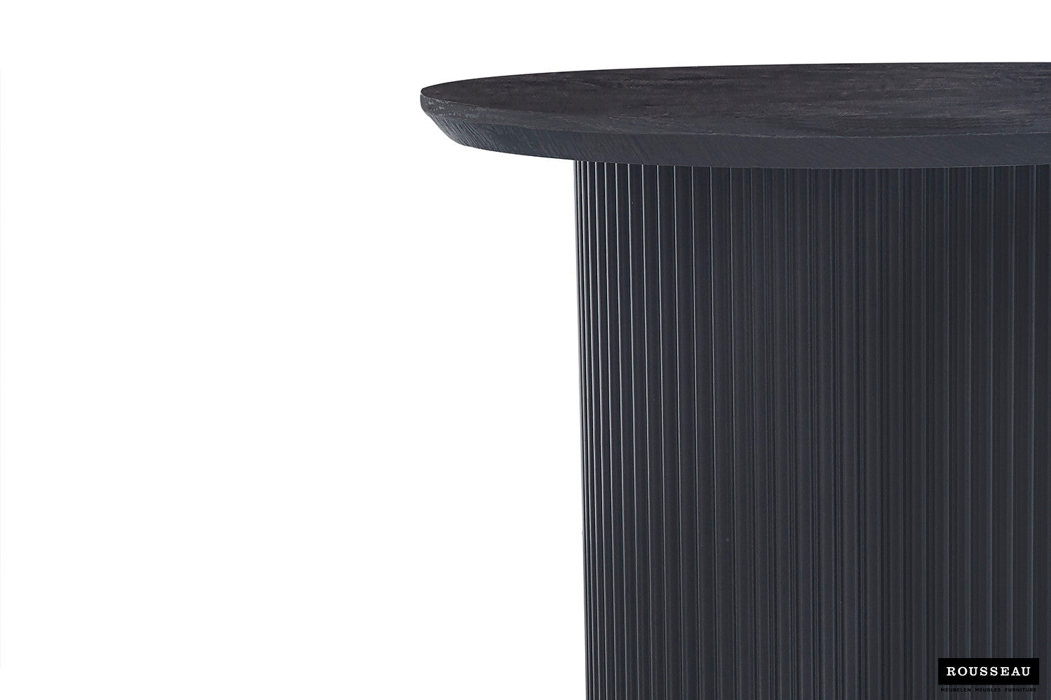 Rousseau - Salontafel Lagos 50 cm Rond Decor Donkerbruin - 46x50x50 cm