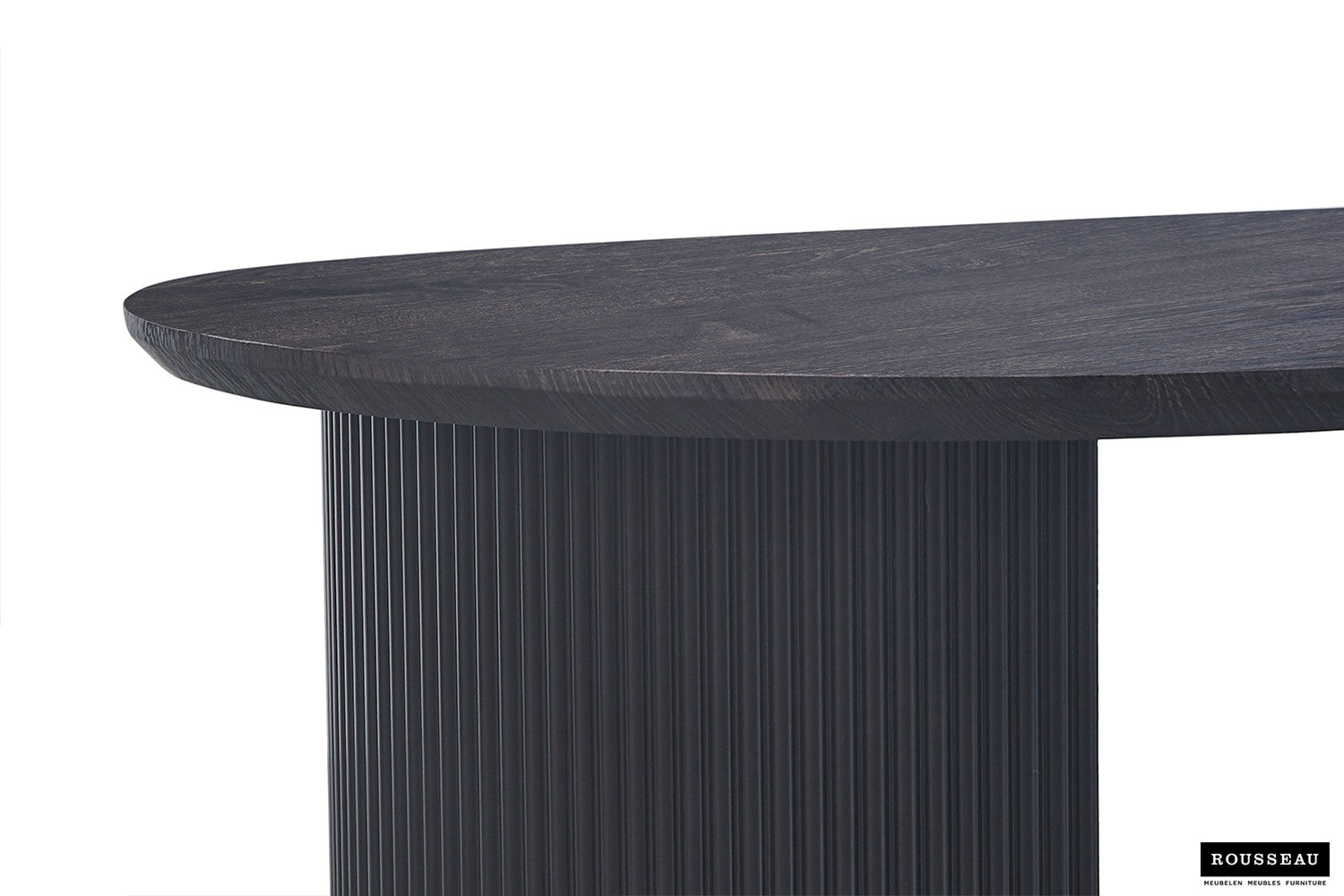 Rousseau - Salontafel Lagos 120 cm Ovaal Decor Donkerbruin - 38x120x70 cm