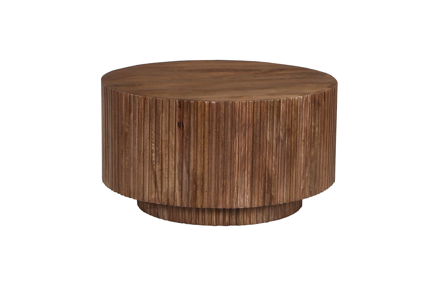 Rousseau - Salontafel Victor Mango hout Lichtbruin - 38x70x70 cm