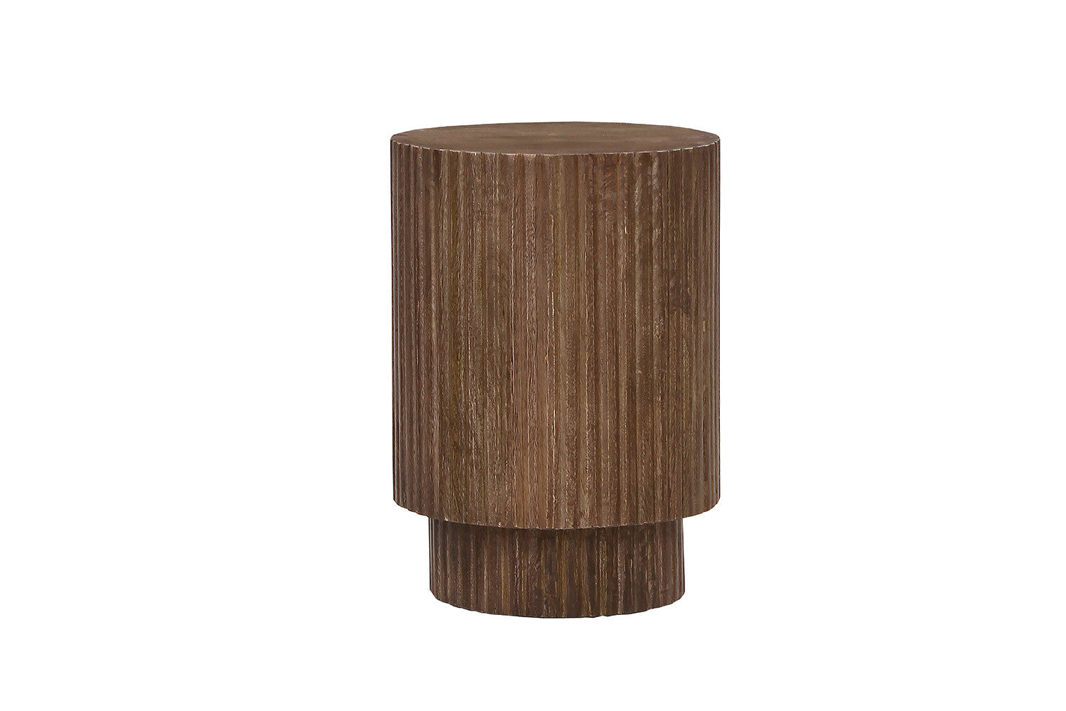 Rousseau - Table d'appoint Victor Manguier Marron clair - 48x35x35 cm