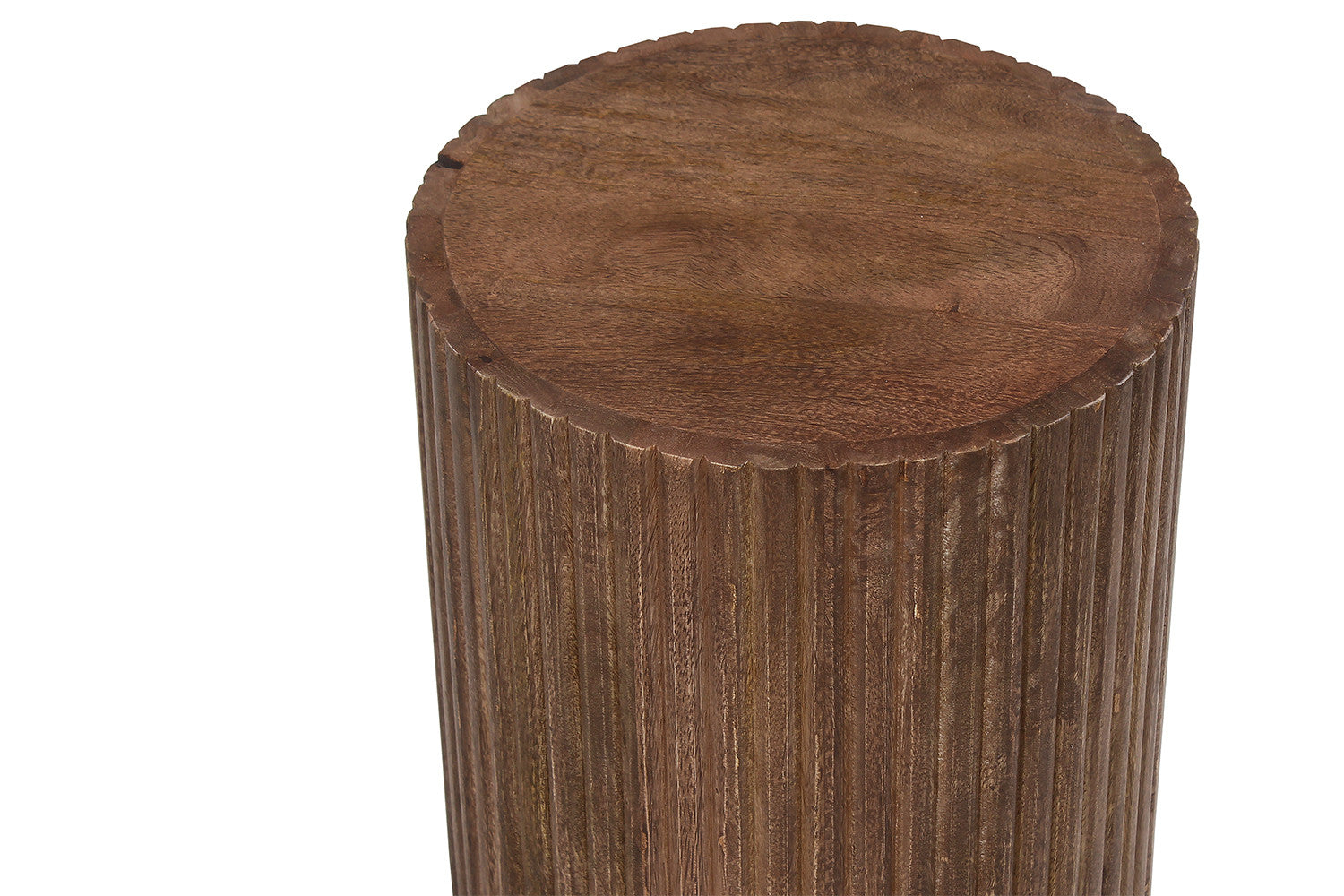 Rousseau - Table d'appoint Victor Manguier Marron clair - 48x35x35 cm