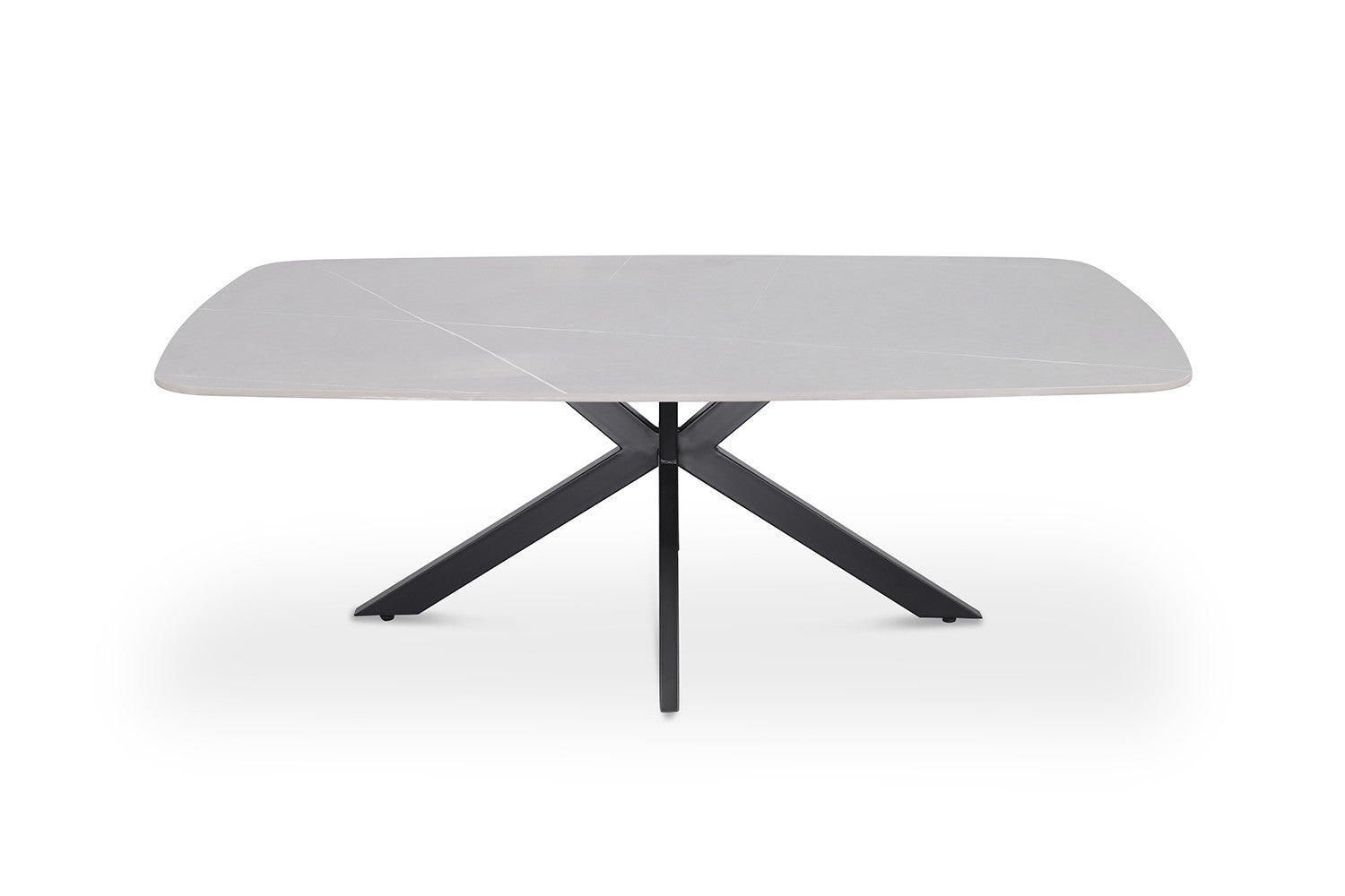 Rousseau - Salontafel Apollo 130 cm Deens Ovaal Steen Grijs - 45x130x70cm