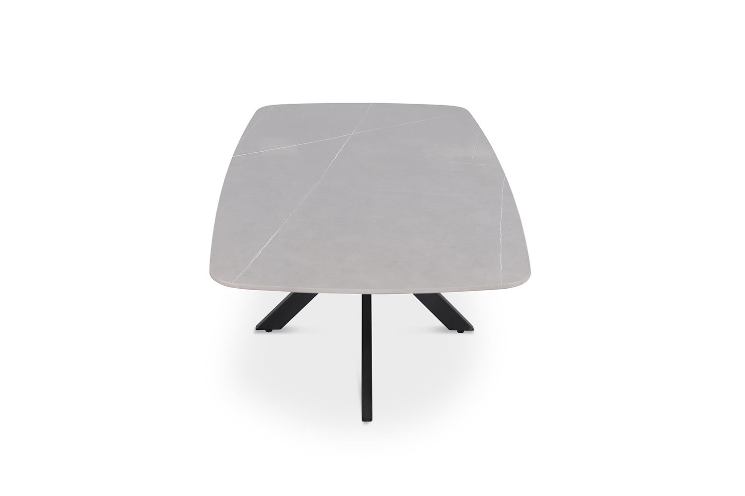 Rousseau - Salontafel Apollo 130 cm Deens Ovaal Steen Grijs - 45x130x70cm