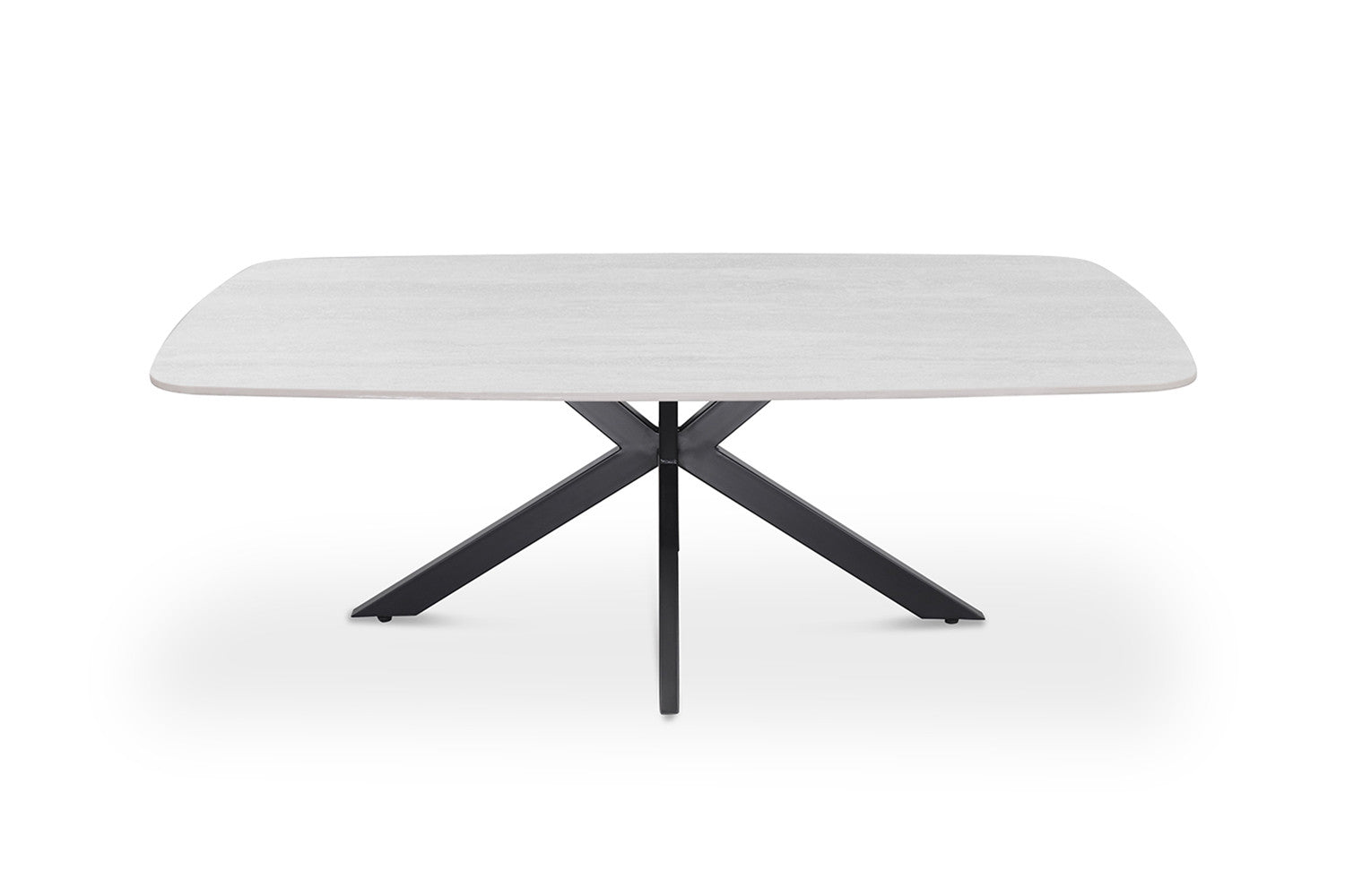 Rousseau - Salontafel Apollo 130 cm Deens Ovaal Steen Baroque Grijs - 45x130x70cm