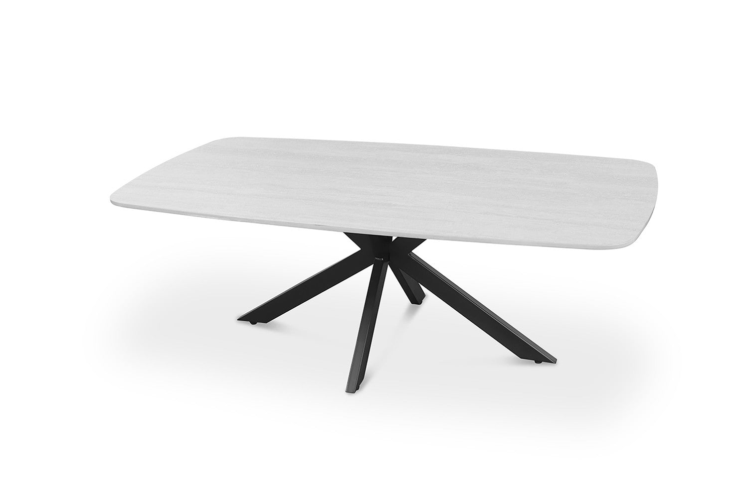Rousseau - Salontafel Apollo 130 cm Deens Ovaal Steen Baroque Grijs - 45x130x70cm