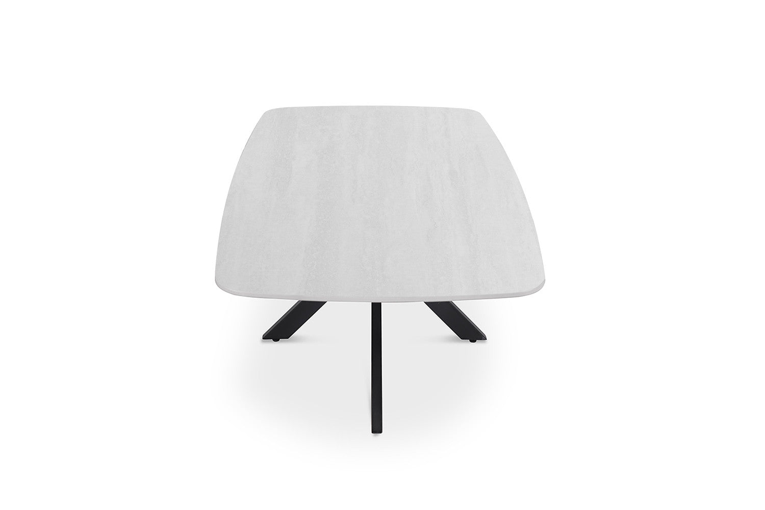Rousseau - Salontafel Apollo 130 cm Deens Ovaal Steen Baroque Grijs - 45x130x70cm