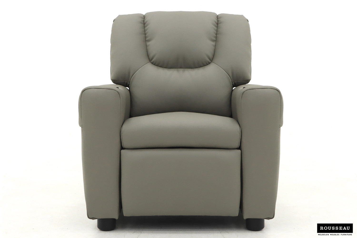Rousseau - Mini-Relax Rene - réglable manuellement PU Gris - 65x97x42 cm