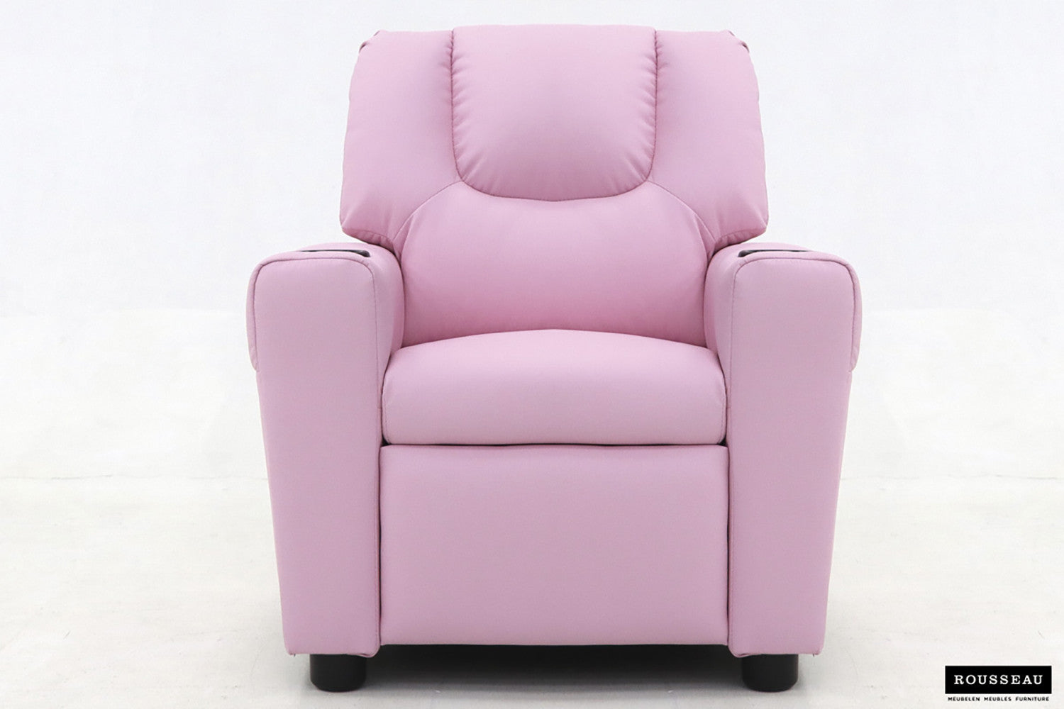 Rousseau - Mini-Relax Rene - réglable manuellement PU Rose - 65x97x42 cm
