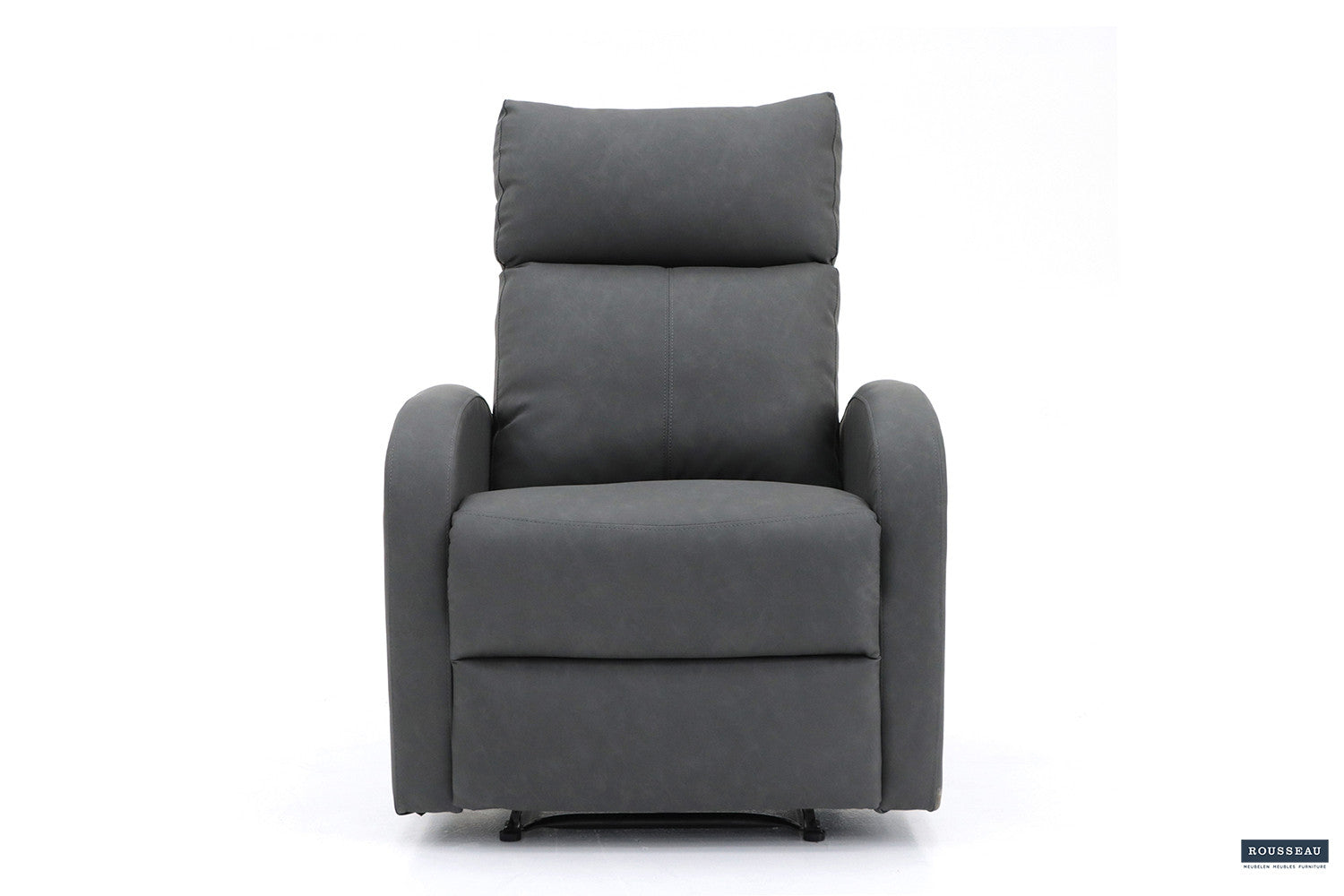 Rousseau - Relax France manueel verstelbaar PU Zwart - 105x78x90 cm