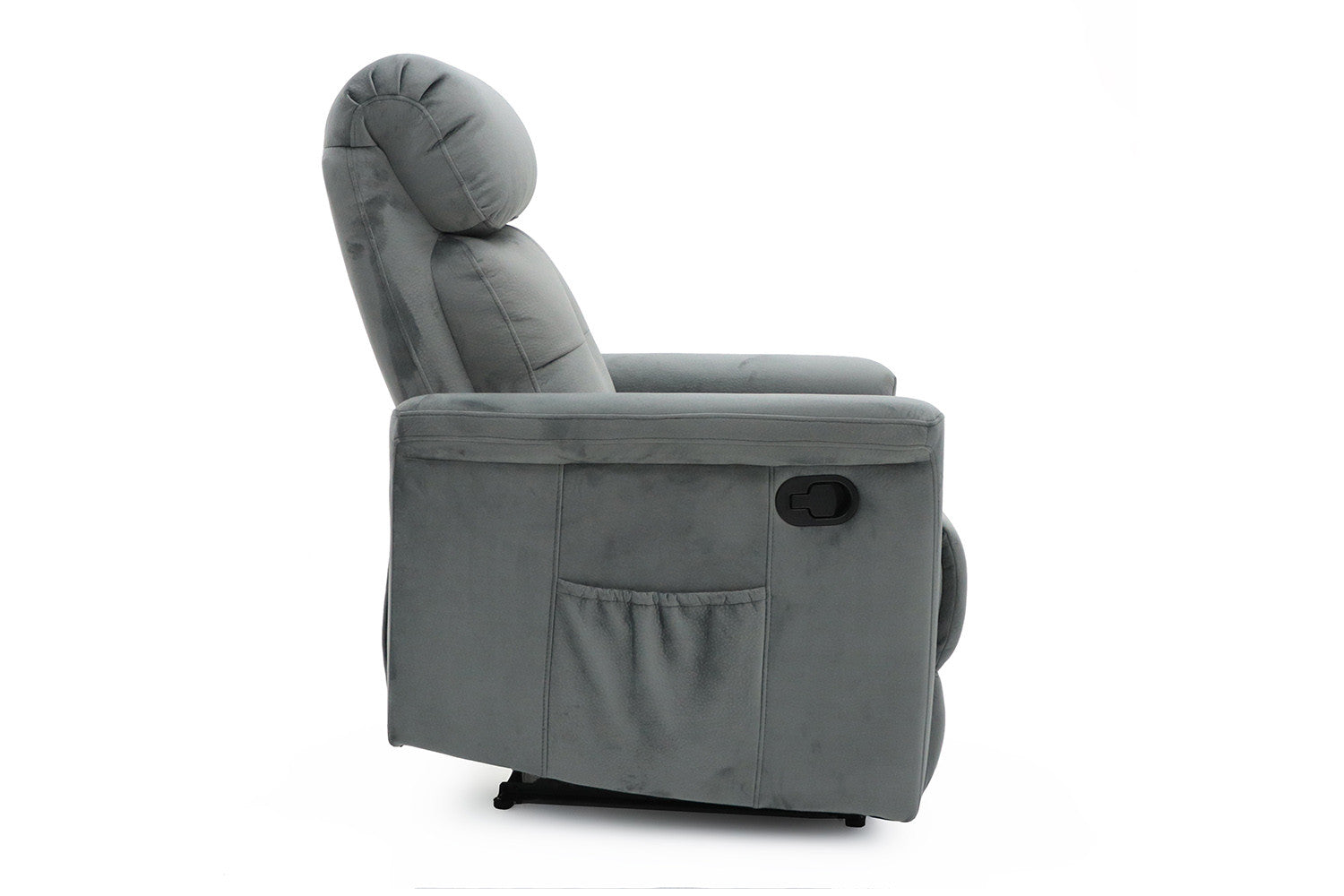 Rousseau - Relax Wuhan manueel verstelbaar Stof Grijs - 105x78x86 cm