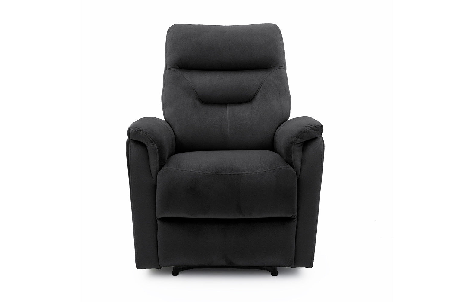 Rousseau - Relax Breda manueel verstelbaar Stof Zwart - 100x78.5x96 cm
