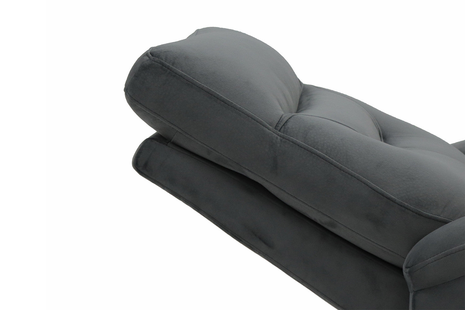 Rousseau - Relax Breda manueel verstelbaar Stof Grijs - 100x78.5x96 cm