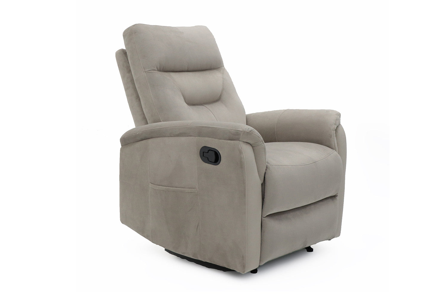 Rousseau - Relax Breda manueel verstelbaar Stof Taupe - 100x78.5x96 cm