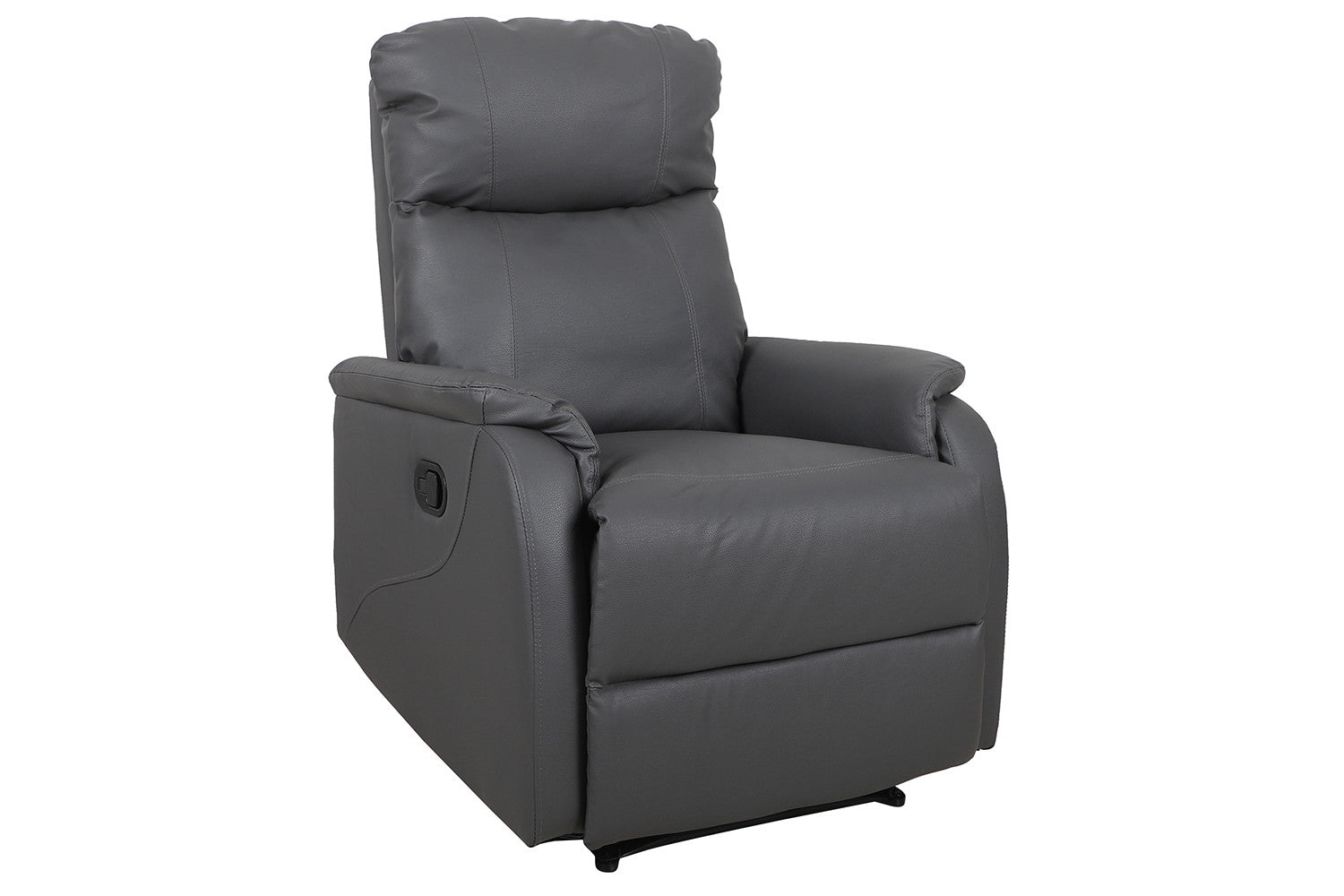 Rousseau - Relax Tokio manueel verstelbaar PU Grijs - 160x76x90 cm