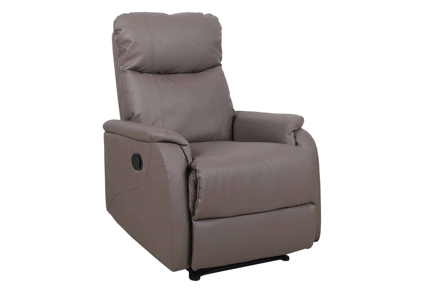 Rousseau - Relax Tokio manueel verstelbaar PU Taupe - 160x76x90 cm