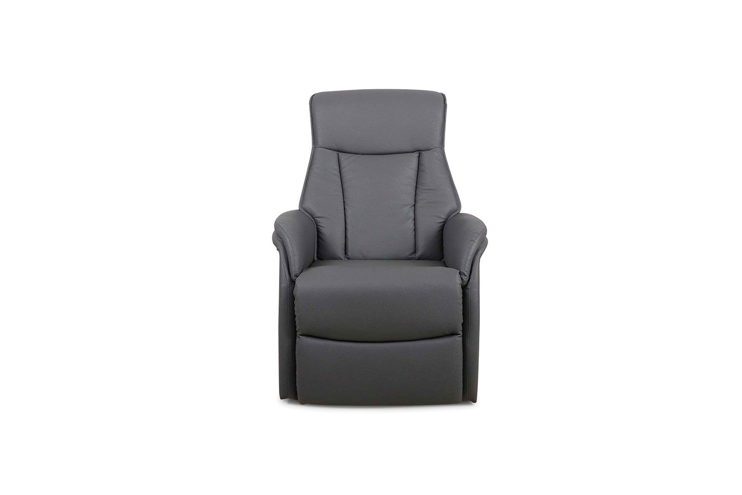 Rousseau - Relax Électrique avec ascenseur Miami PU Gris - 109x72x168cm