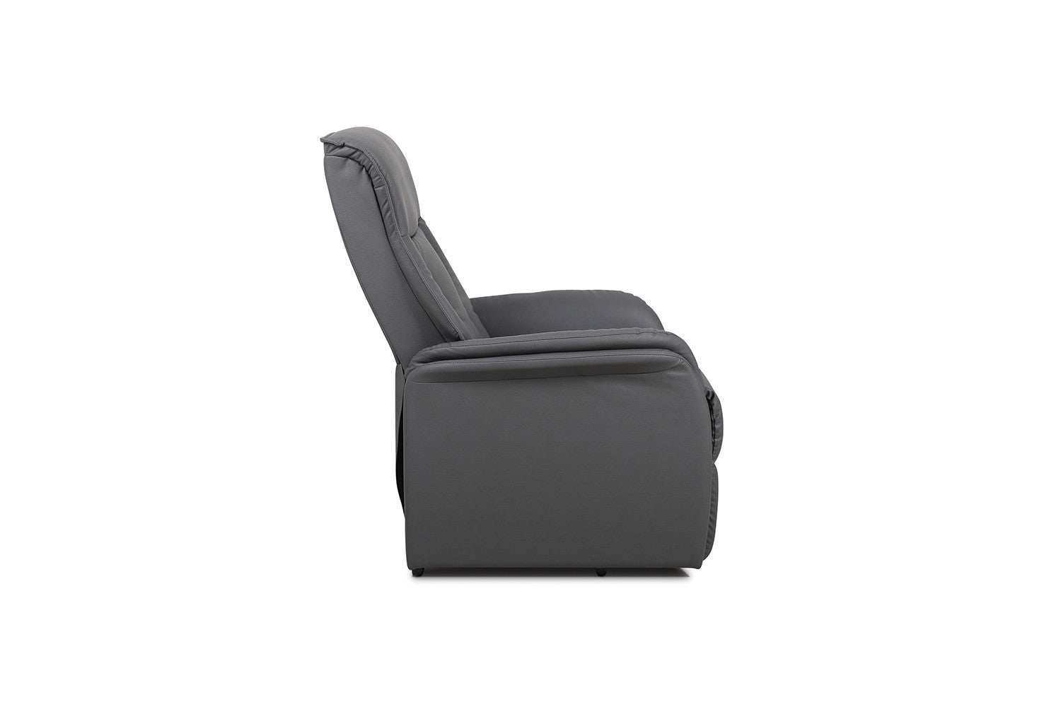 Rousseau - Relax Électrique avec ascenseur Miami PU Gris - 109x72x168cm