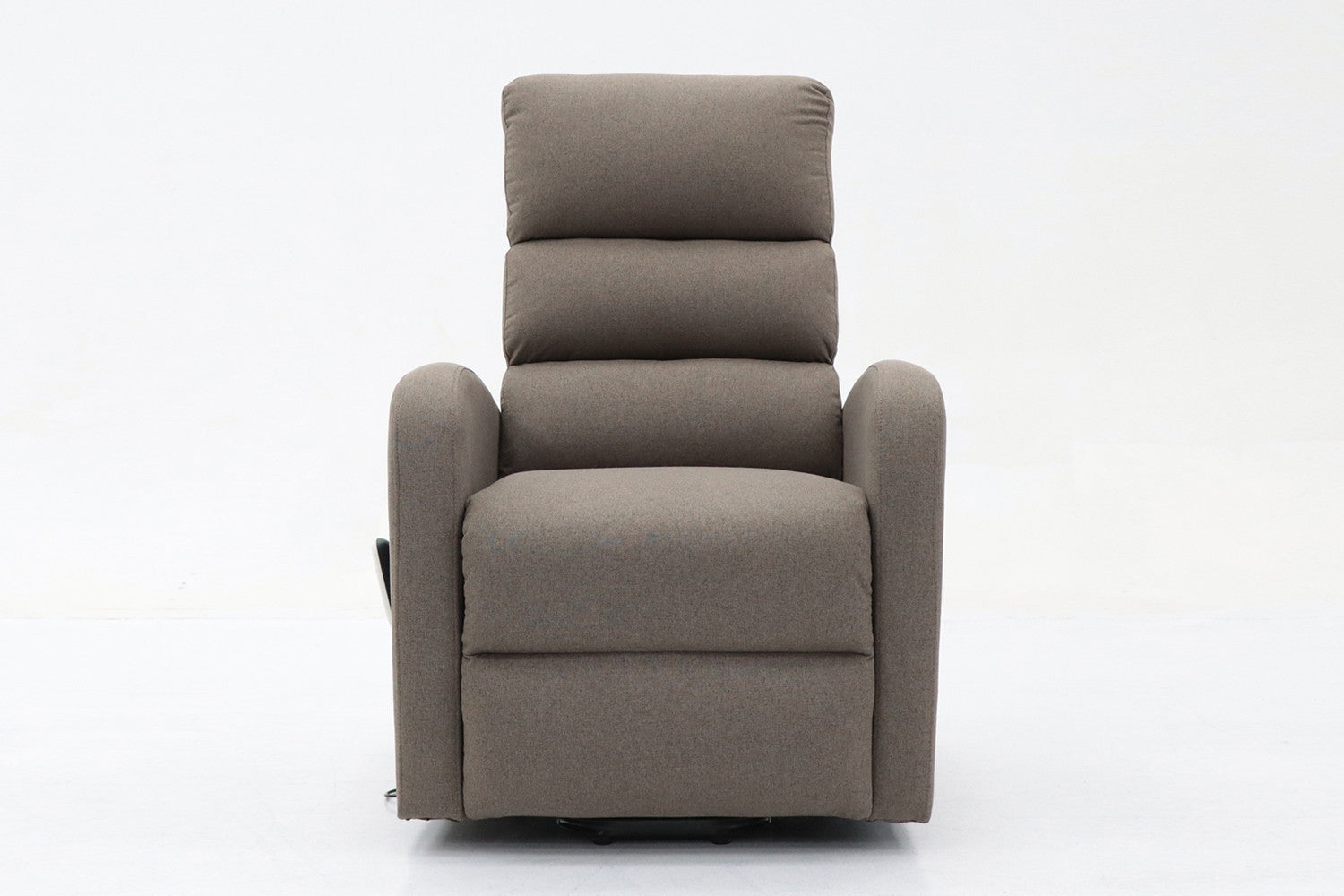 Rousseau - Electrische relax met lift Bruges Stof Taupe - 106x73x85 cm