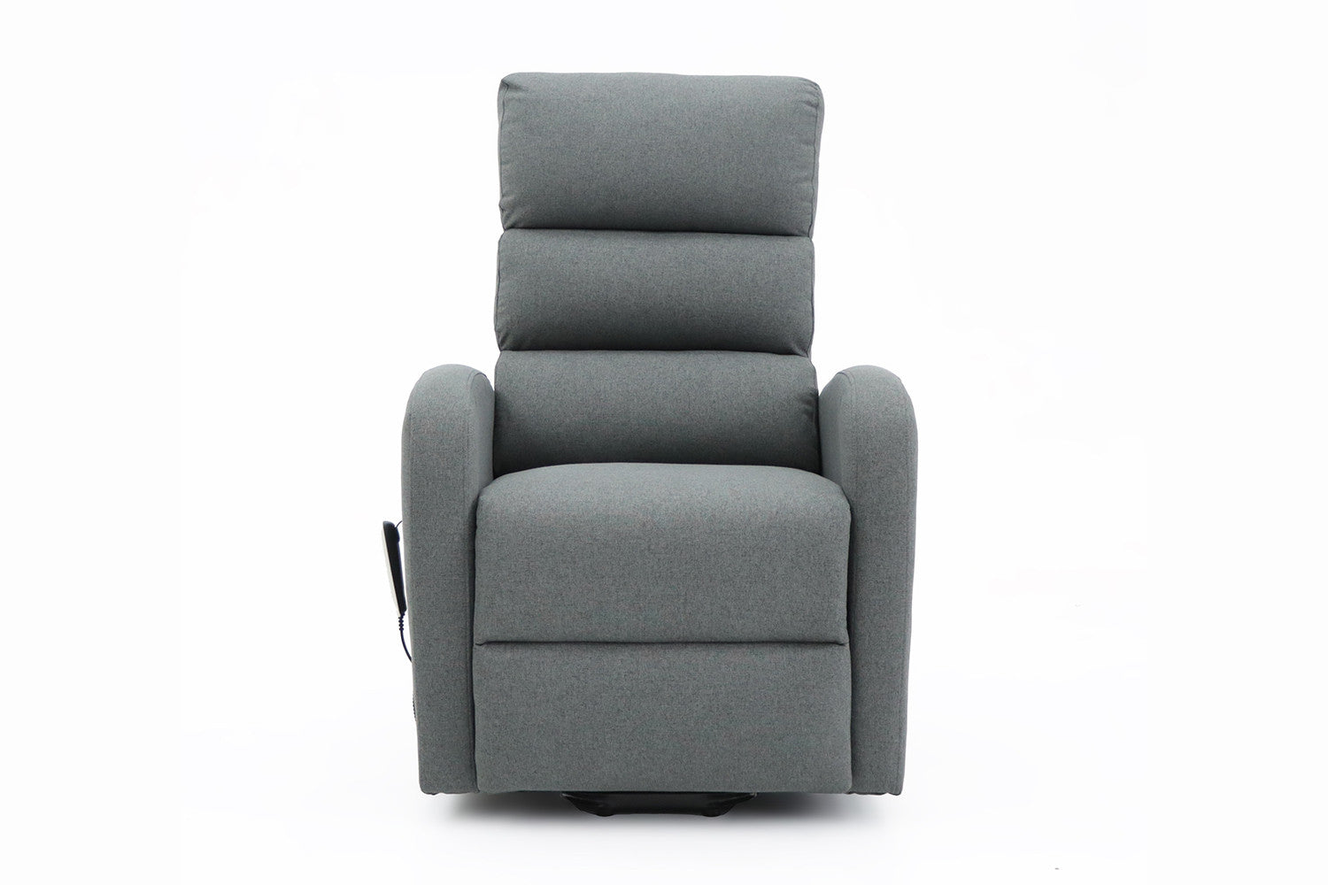 Rousseau - Electrische relax met lift Bruges Stof Donkergrijs - 106x73x85 cm