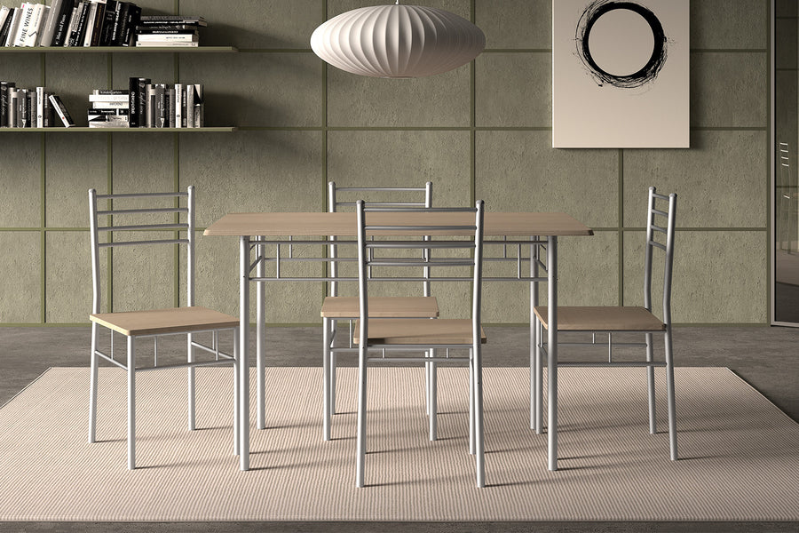 Rousseau - Tafelset Amelia Decor sonoma - 76x110x70cm