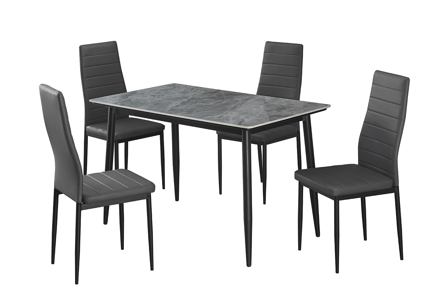 Rousseau - Tafel Kenzo 120 cm Rechthoekig Steen Grijs - 75x120x70cm