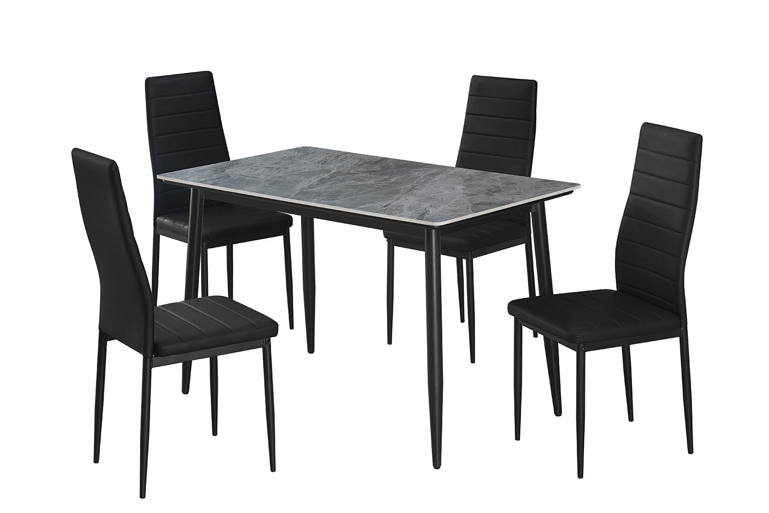 Rousseau - Tafel Kenzo 120 cm Rechthoekig Steen Grijs - 75x120x70cm