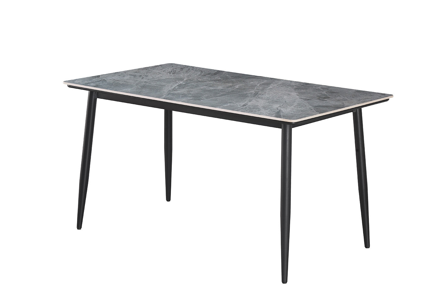 Rousseau - Tafel Kenzo 140 cm Rechthoekig Steen Grijs - 75x140x80cm