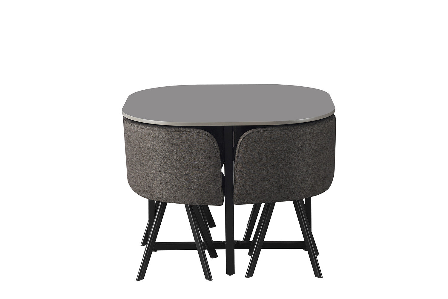 Rousseau - Tafelset Eva Grijs - 75x100x100cm