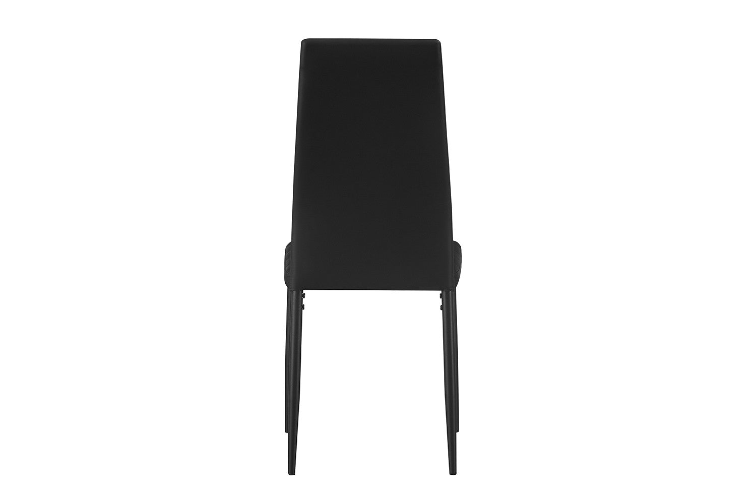 Rousseau - Set van 4 stoelen Cato/Kenzo PU Zwart - 96x41x48 cm