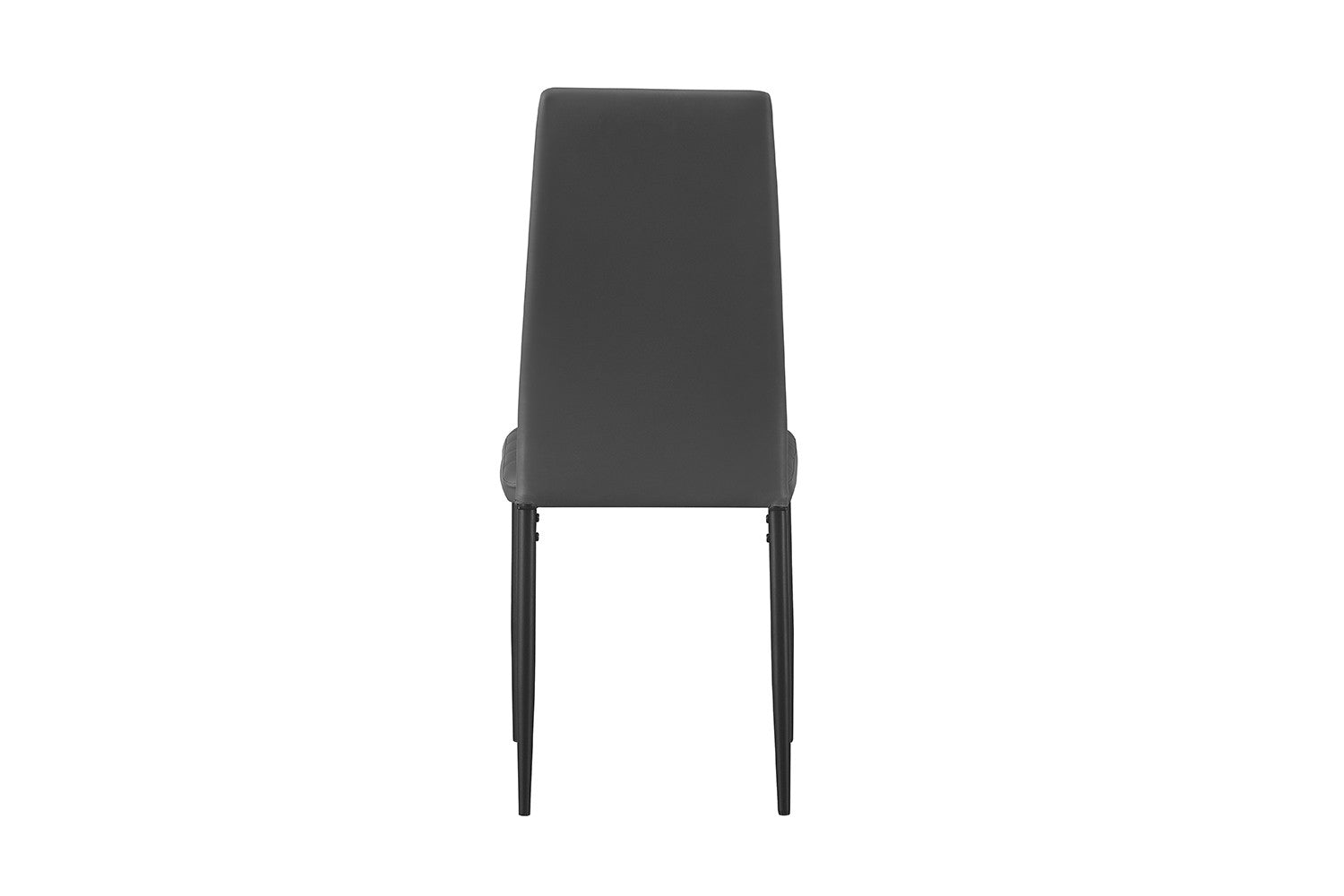 Rousseau - Set van 4 stoelen Cato/Kenzo PU Grijs - 96x41x48 cm