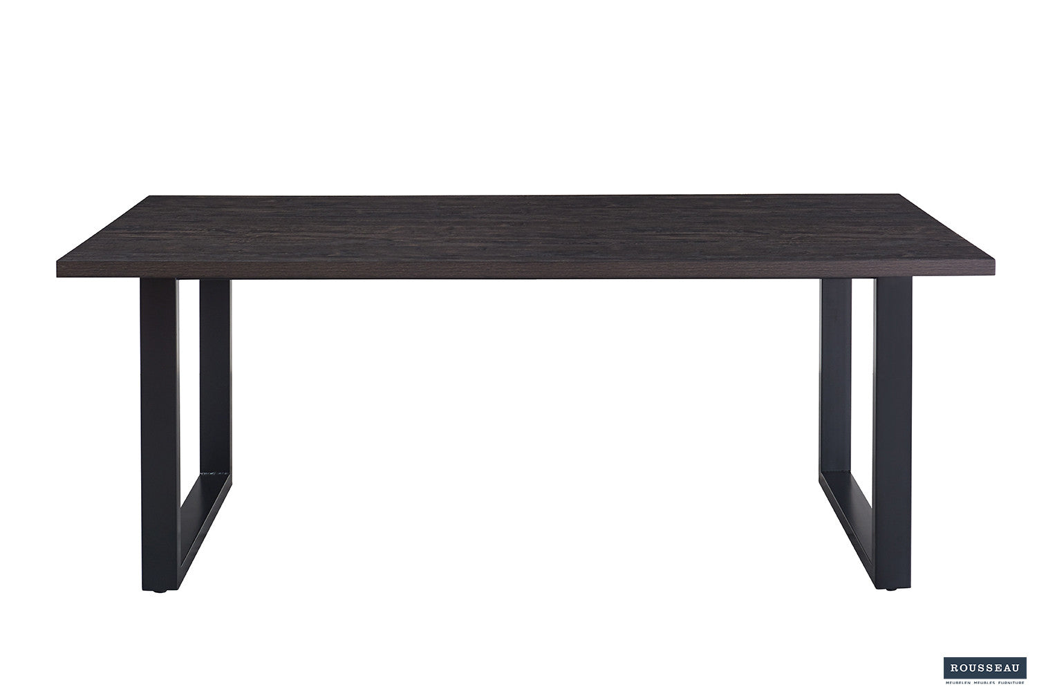Rousseau - Tafel Alexander 200 cm Decor Donkerbruin - 76x200x100cm