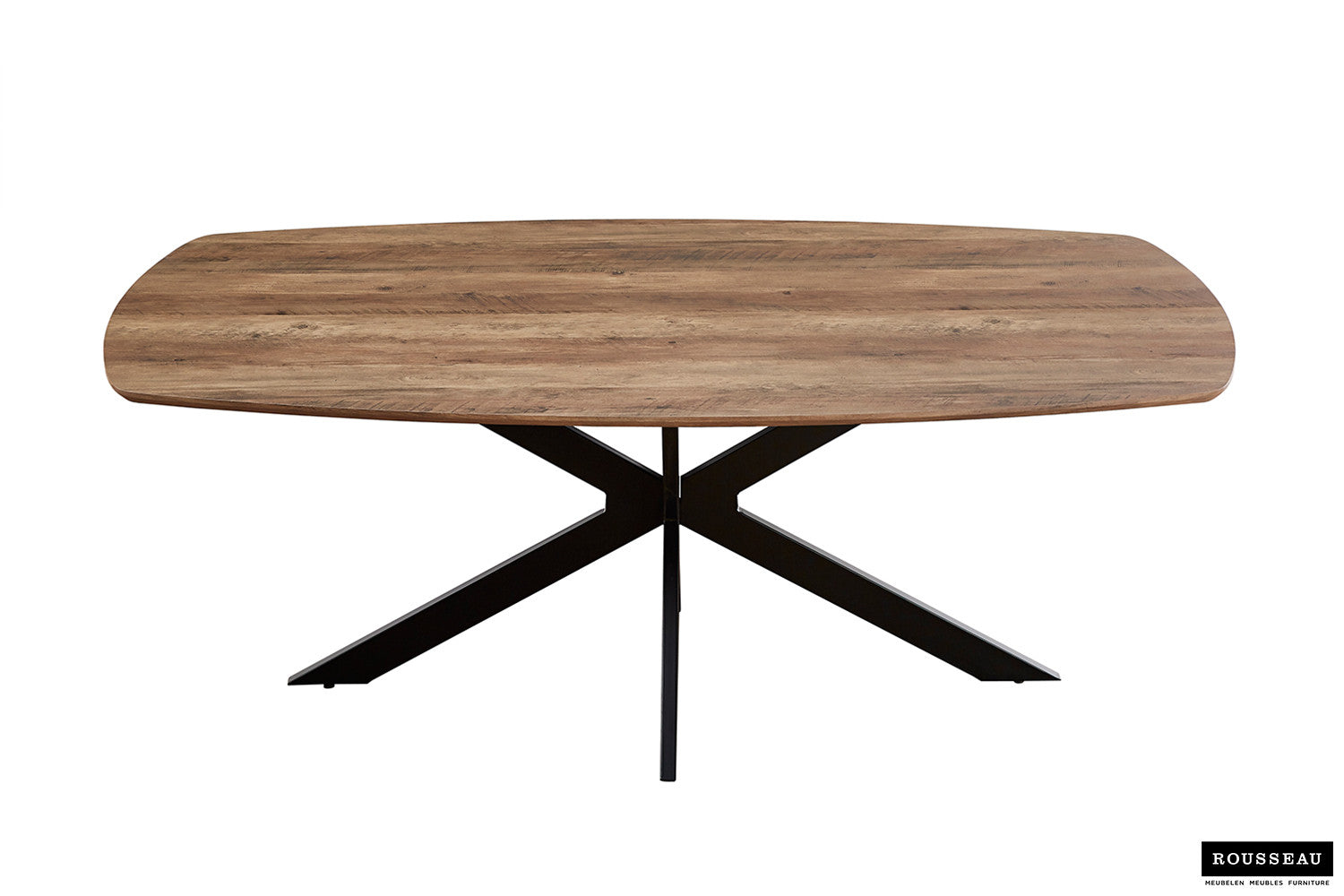 Rousseau - Tafel Aziz 200 cm Deens Ovaal Decor Mango - 76x200x100cm