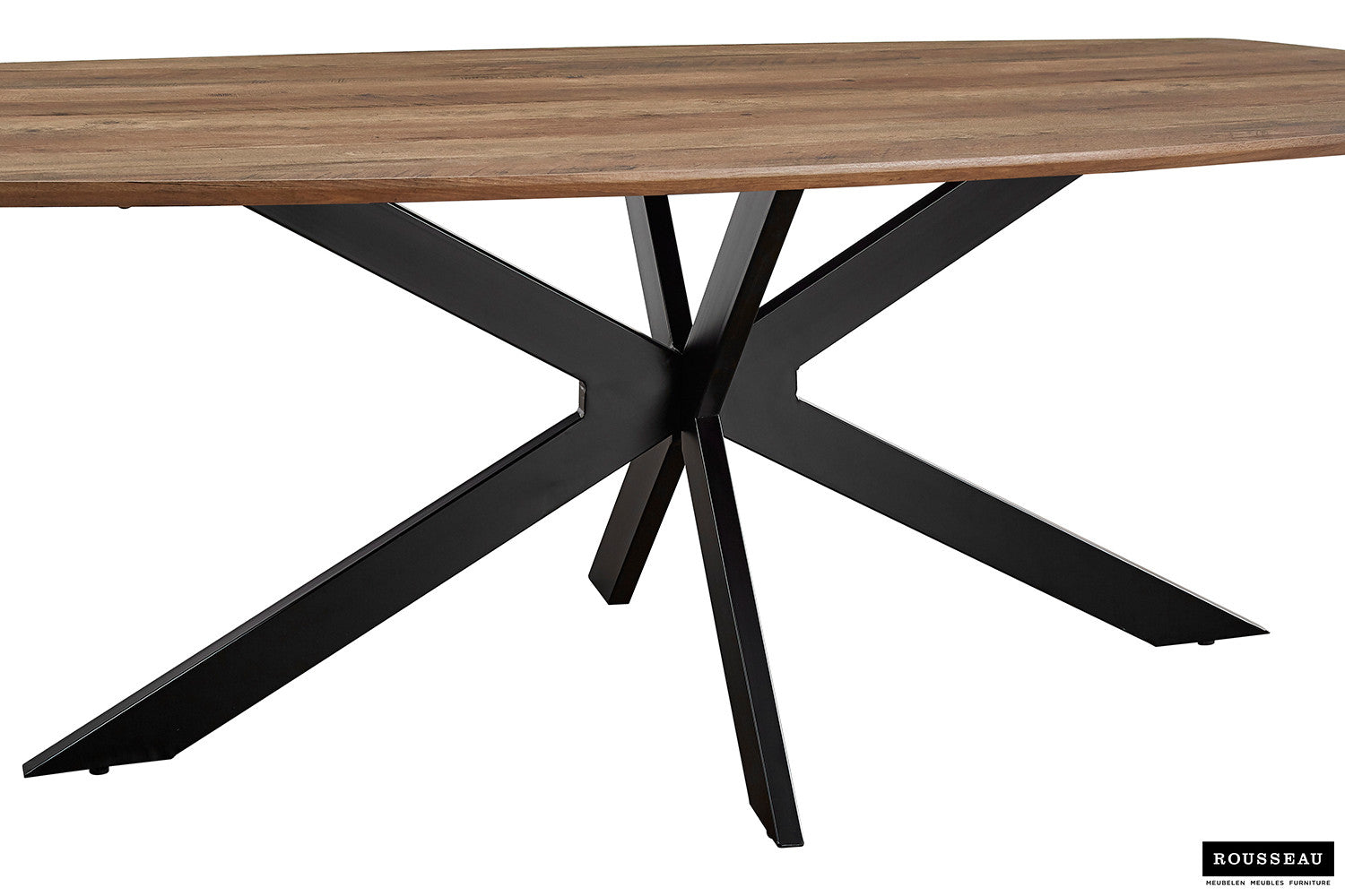 Rousseau - Tafel Aziz 200 cm Deens Ovaal Decor Mango - 76x200x100cm