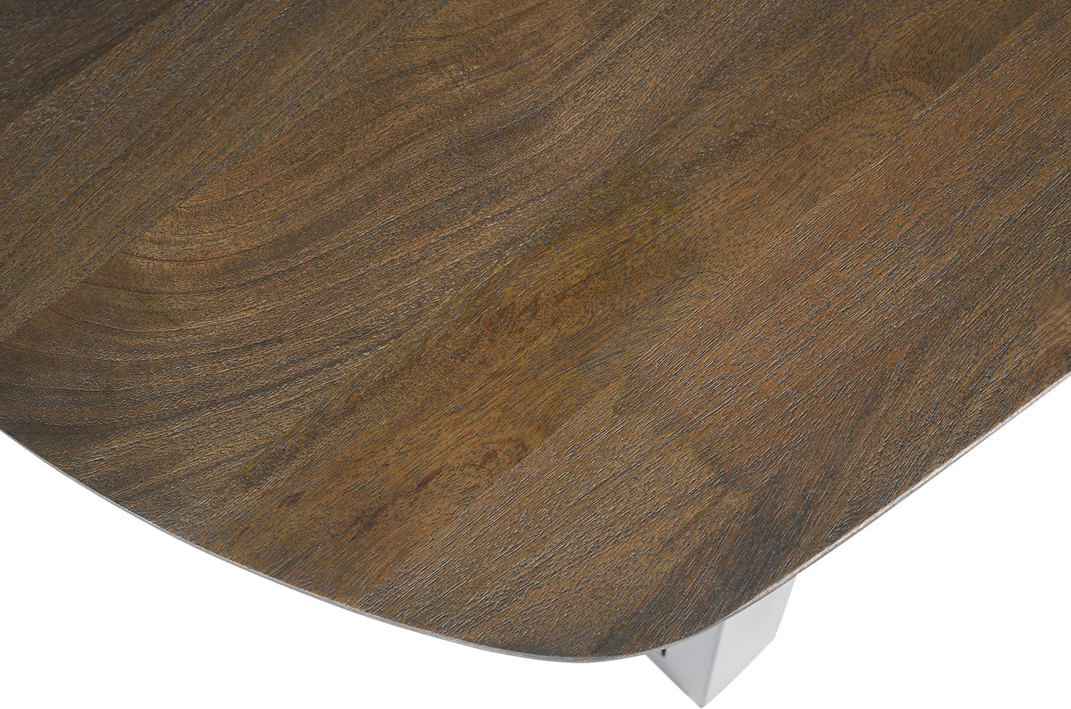 Rousseau - Tafel Tommy 220x100 cm Deens Ovaal U-Poot Mango hout Tabaco - 77x220x100cm