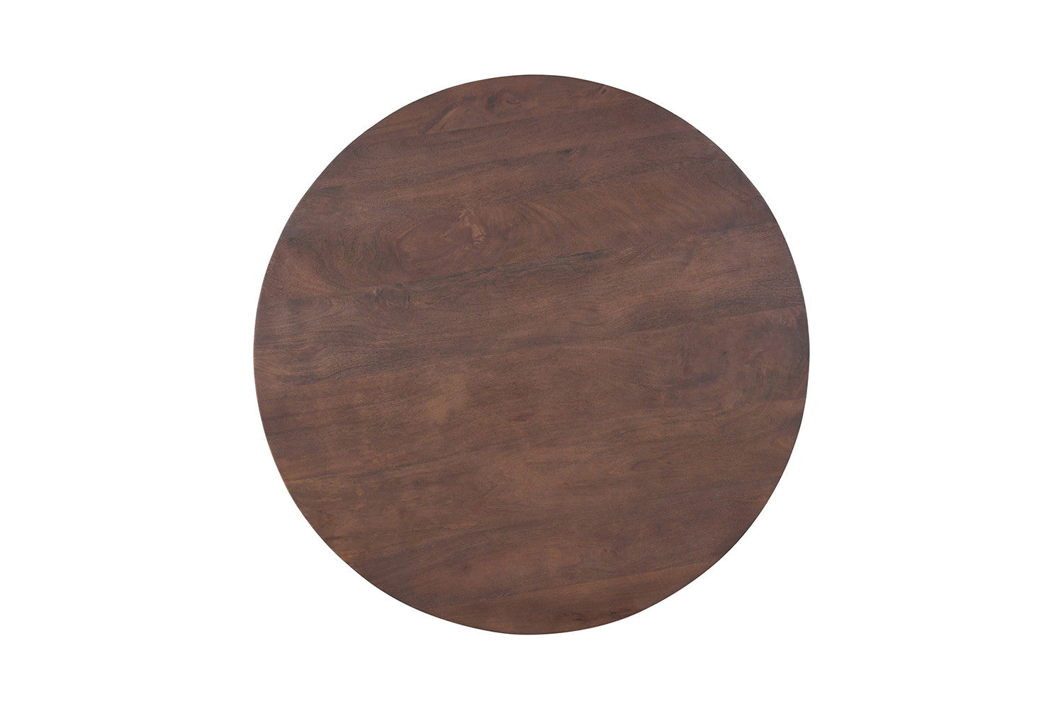 Rousseau - Tafel Tommy 130 cm Rond Mango hout Bruin - 77x130x100cm
