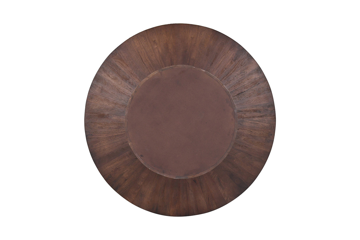 Rousseau - Tafel Tommy 130 cm Rond Mango hout Bruin - 77x130x100cm