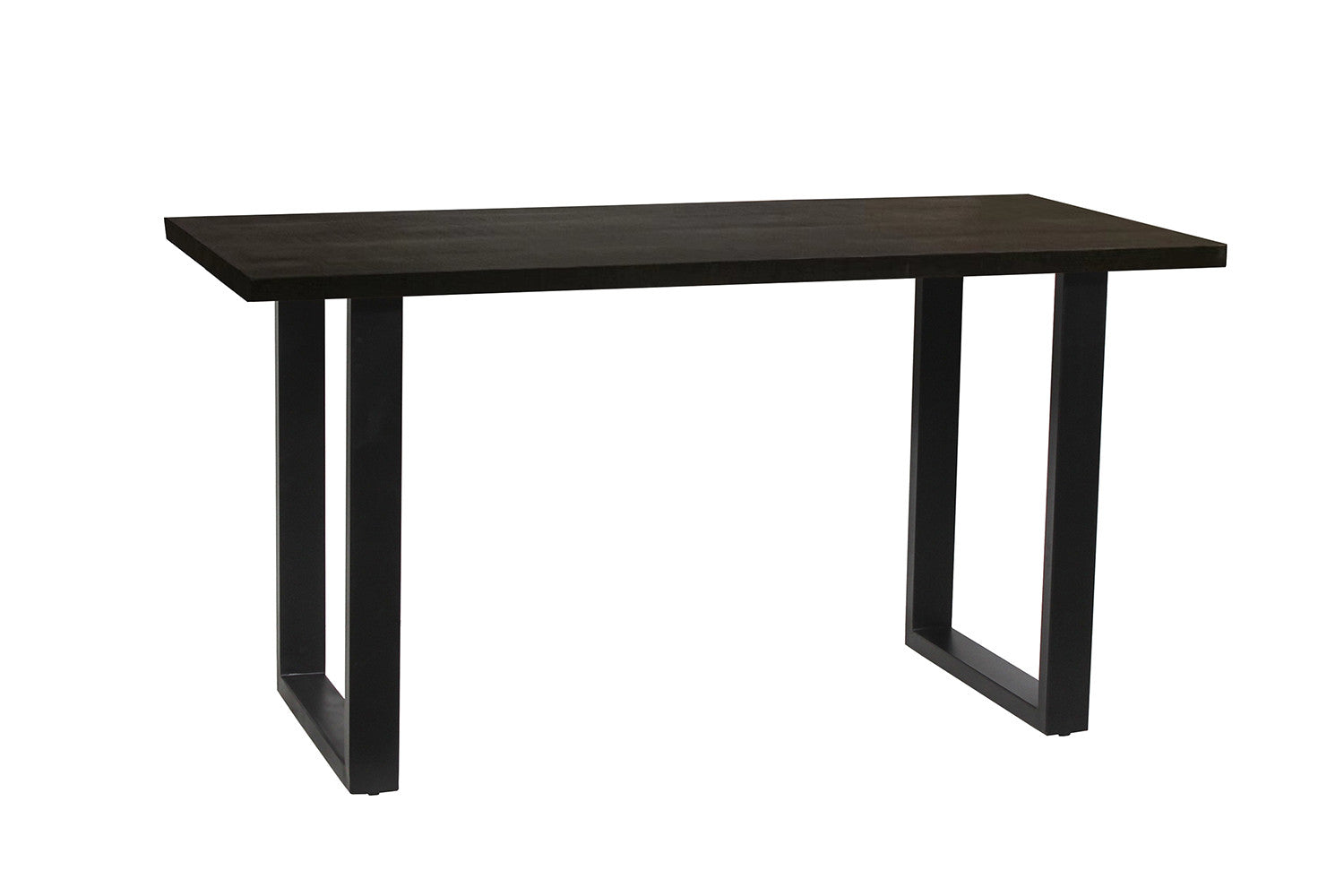 Rousseau - Countertafel Nicola 180 cm Mango hout zwart - H 93cm - 93x180x80cm