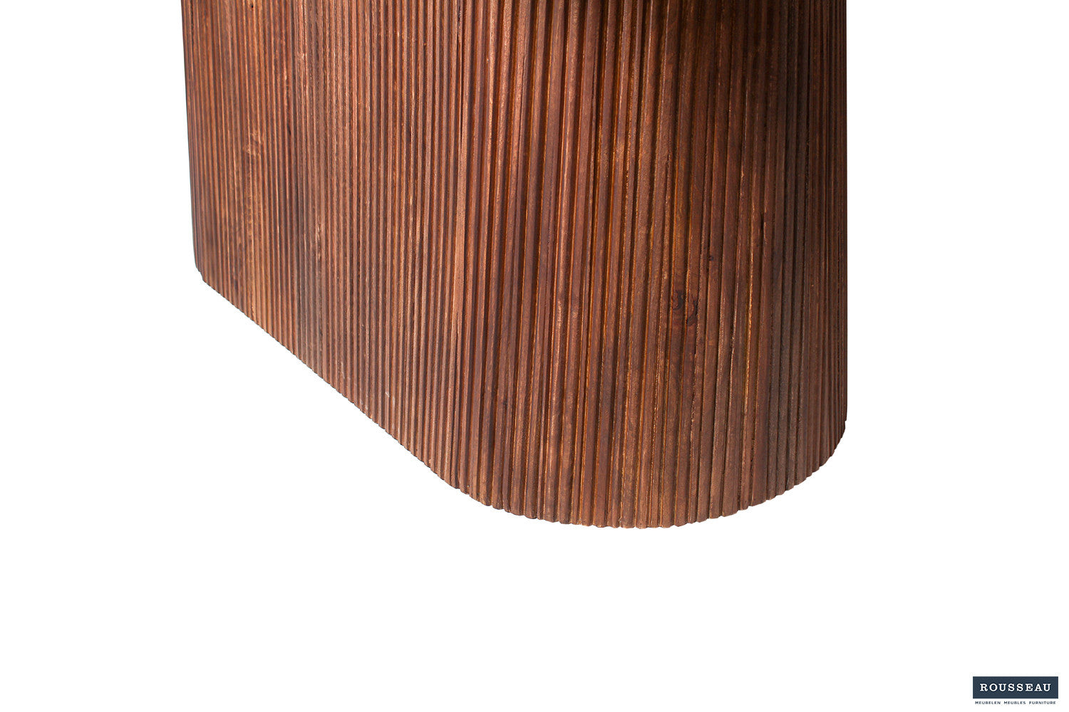 Rousseau - Tafel Miguel 230 cm Ovaal Mango hout Lichtbruin - 76x230x110 cm