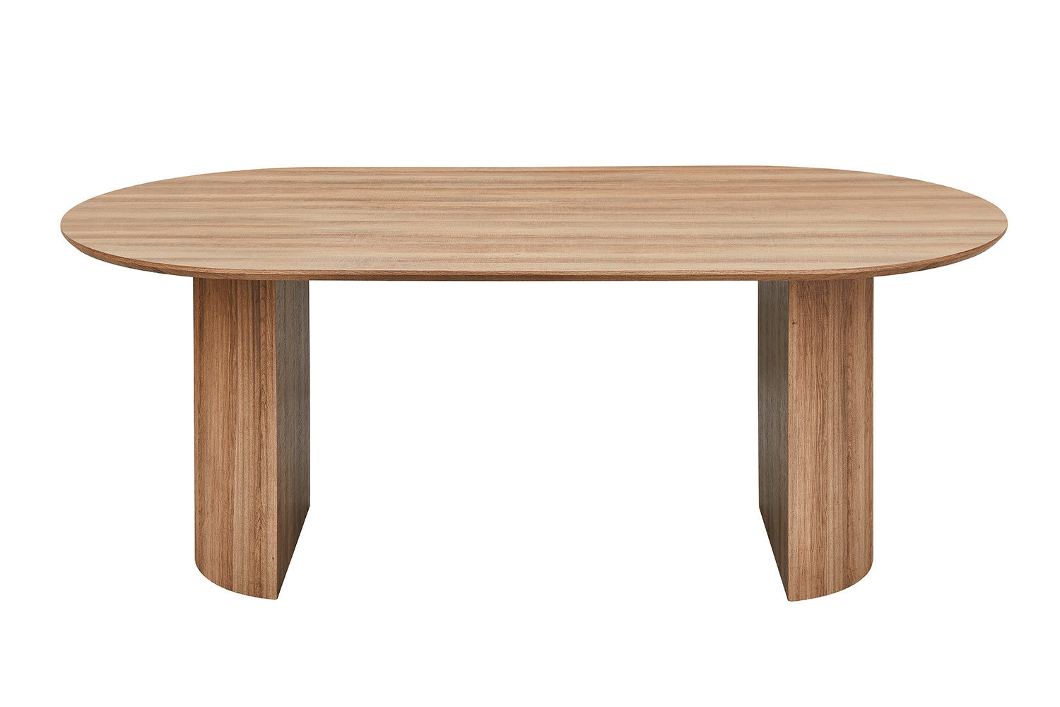 Rousseau - Tafel Lagos 200 cm Ovaal Decor Oude eik - 76x200x110 cm