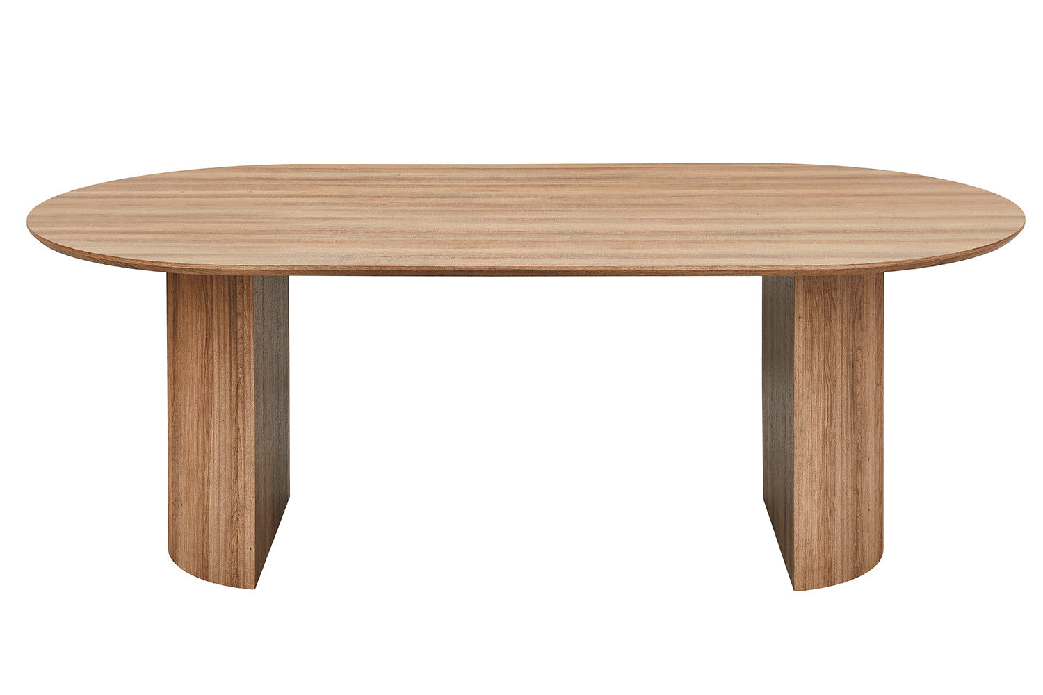 Rousseau - Tafel Lagos 220 cm Ovaal Decor Oude eik - 76x220x110 cm