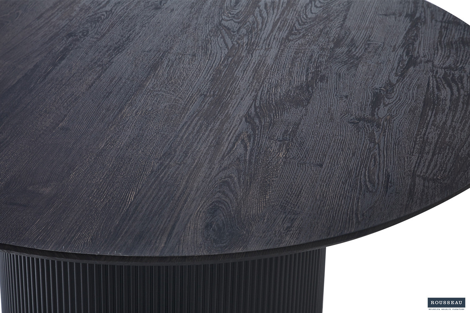 Rousseau - Tafel Lagos 120 cm Rond Decor Donkerbruin - 76x120x120 cm