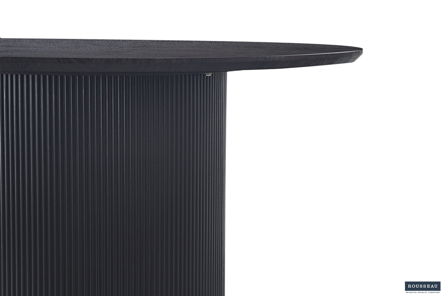 Rousseau - Tafel Lagos 120 cm Rond Decor Donkerbruin - 76x120x120 cm