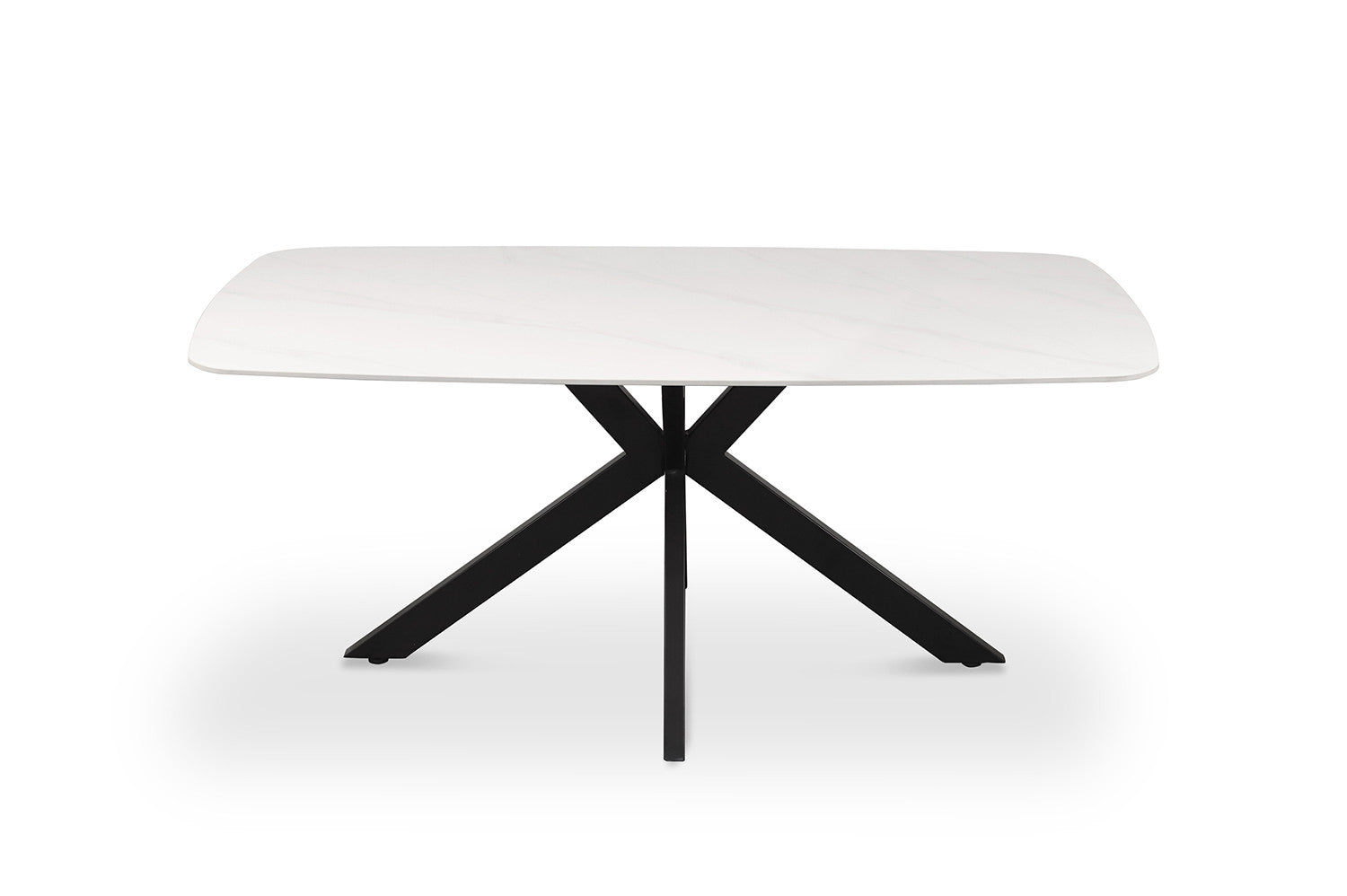 Rousseau - Tafel Apollo 180 cm Deens Ovaal Steen Wit - 76x180x90cm